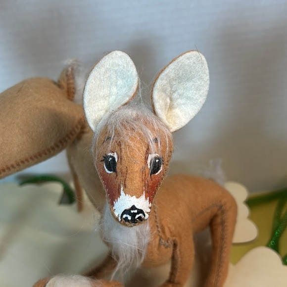 Annalee deer family.  Stage, doe, fawn - Picture 4 of 10